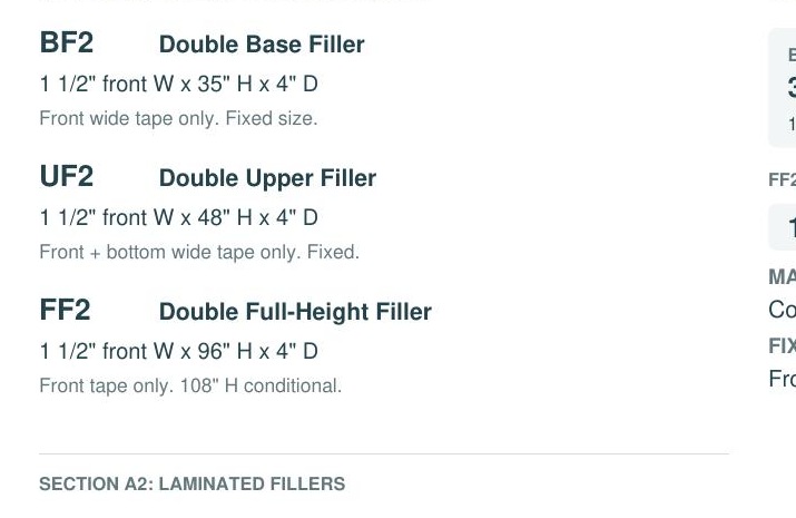 BF2 component specifications