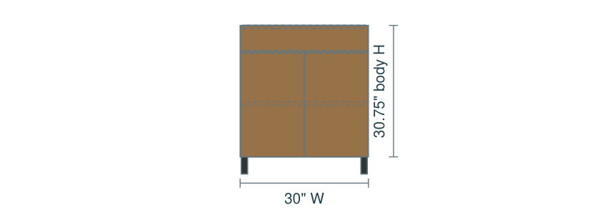 B6D2 front elevation