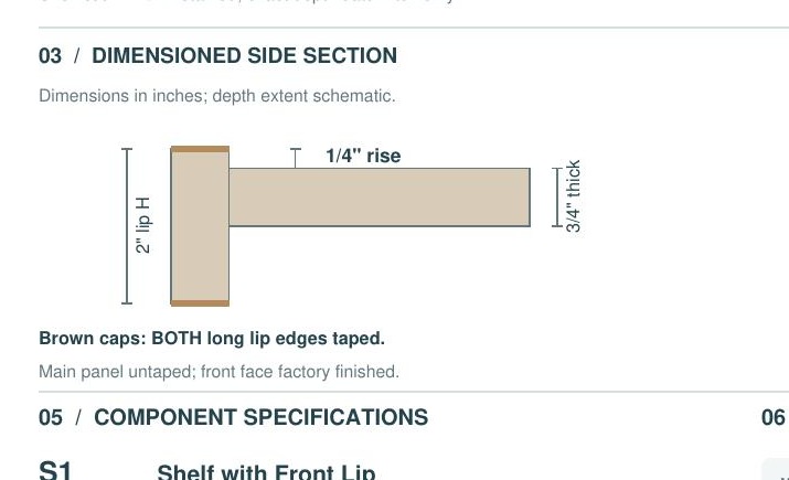 S1 construction detail