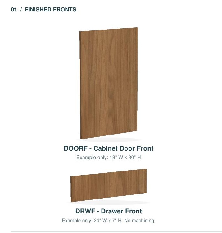 DOORF primary product view