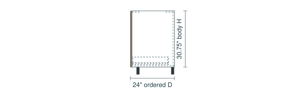 B1DPO4 side elevation