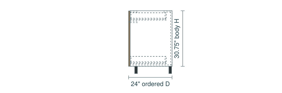 B6D1PO4 side elevation