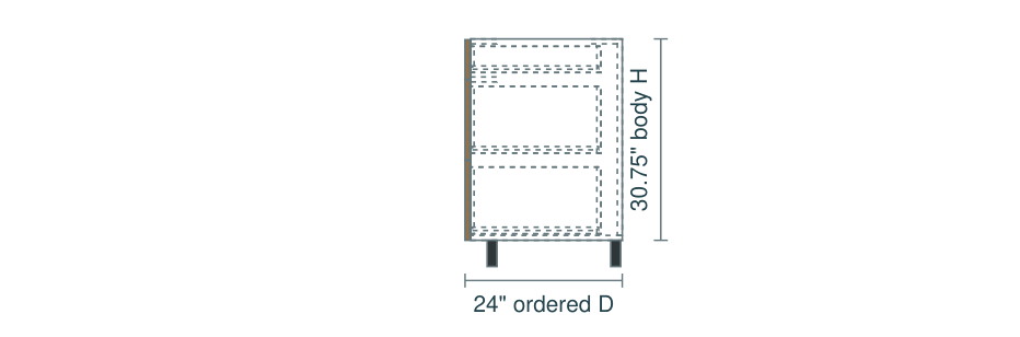 B6D2E side elevation