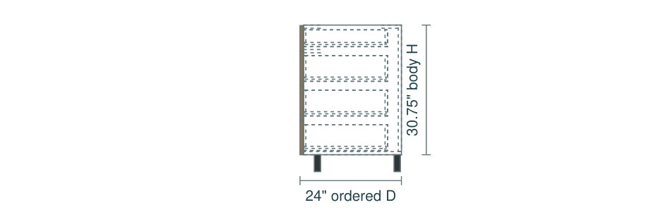 B6D3E side elevation